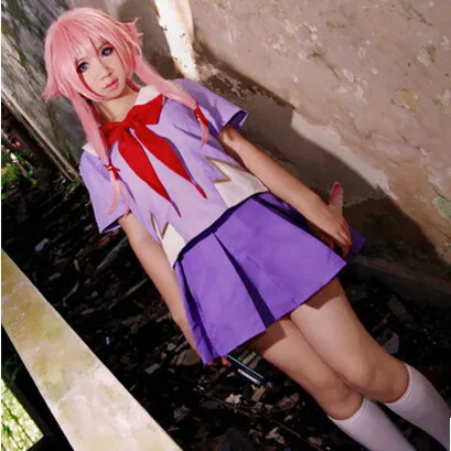 DB23686 yuno gasai costume cosplay-3