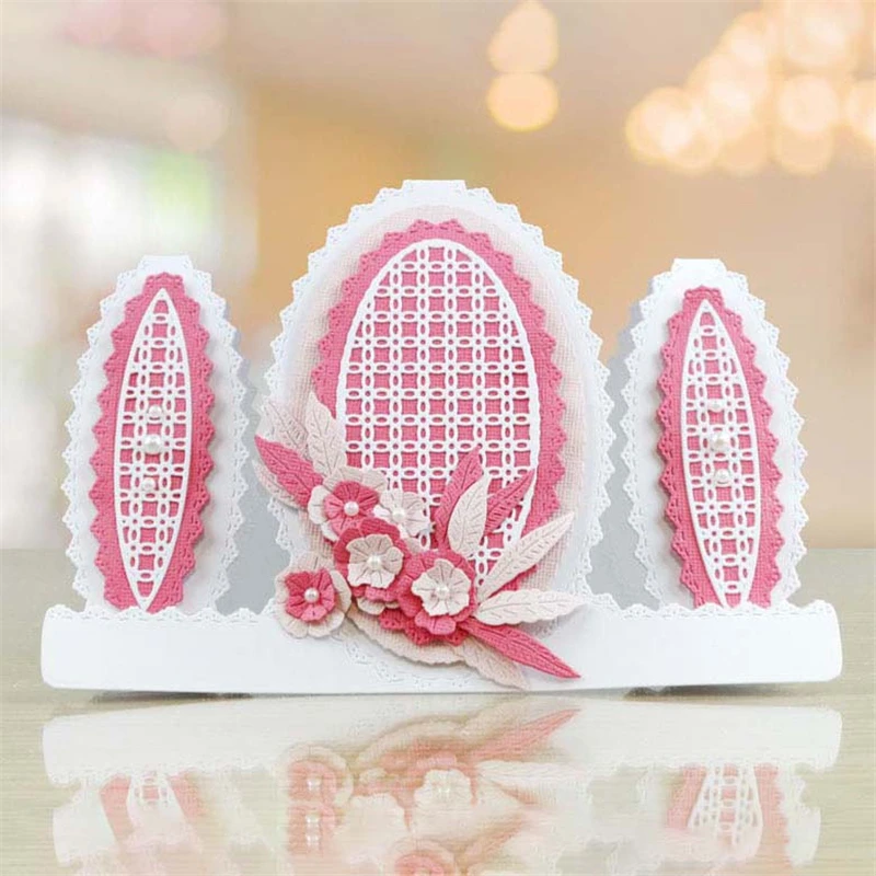 

DiyArts Oval Frame Metal Cutting Dies New 2019 Stencil for Craft Dies Scrapbooking Card Making Album DIY Embossing Die Cut