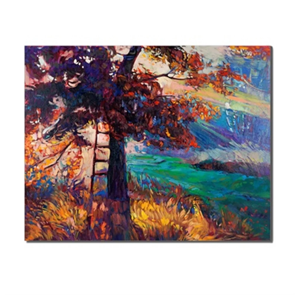 

Abstract Forest Sea Fashion Wall Art Scene No Frame Canvas Oil Painting Poster Living Room Kids Room Unique Gifts For Home Decor