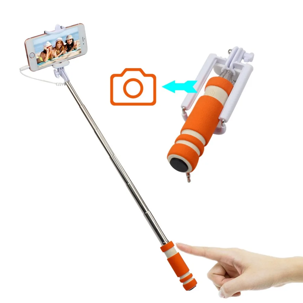 

Wired Selfie Stick Handheld Extendable Monopod for Android iPhone Samsung for Christmas Decoration