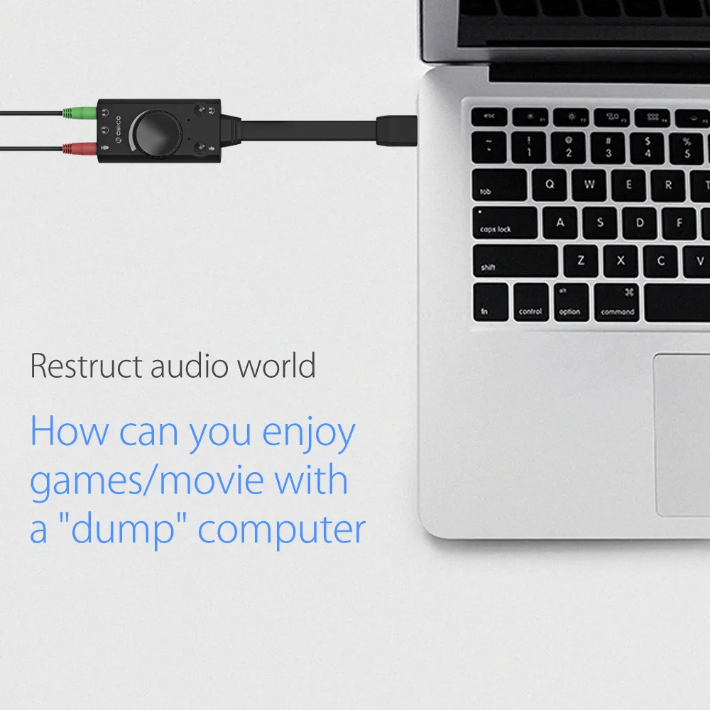 ORICO SC1 Внешний USB звуковая карта стерео Микрофон Динамик аудио Jack 3.5 мм Кабель