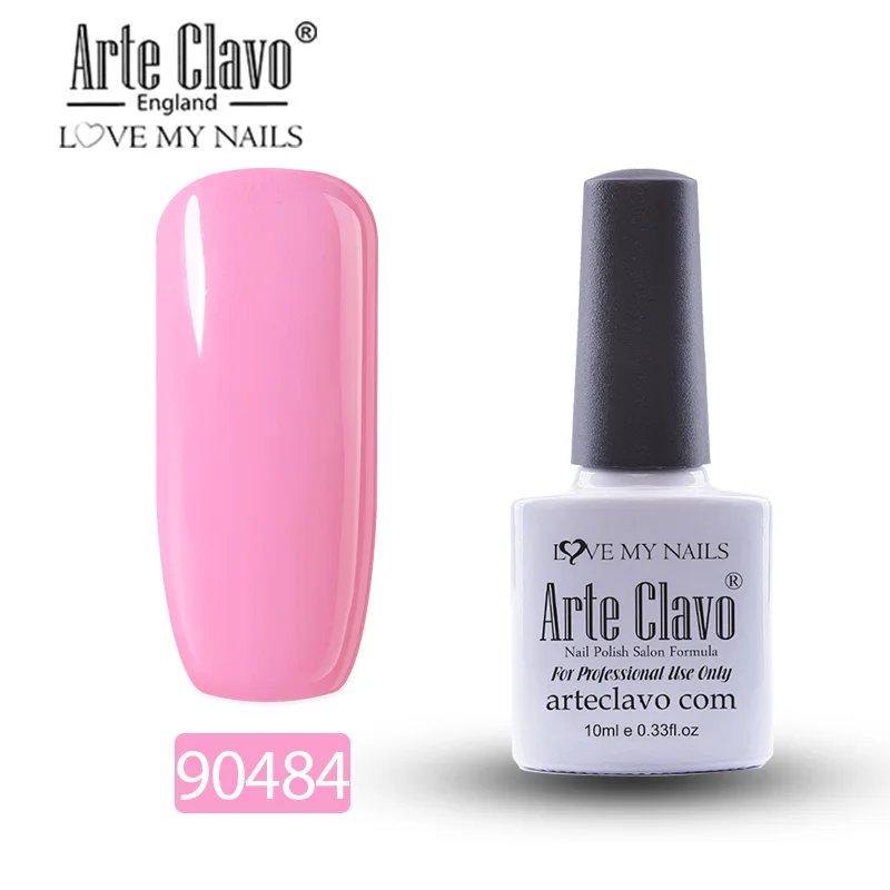 90484 Arte Clavo 79 цветов гель лак для ногтей основа и верхнее покрытие необходимо замачивать УФ Гель-лак для ногтей Дизайн гель лак - Цвет: 90484