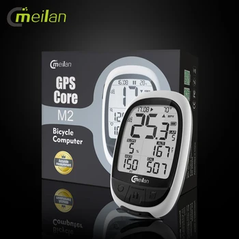 

MEILAN M2 GPS Bike Computer Bicycle Computer Cadence Heart Rate Power Meter Cycling Navigation Computer Speedometer