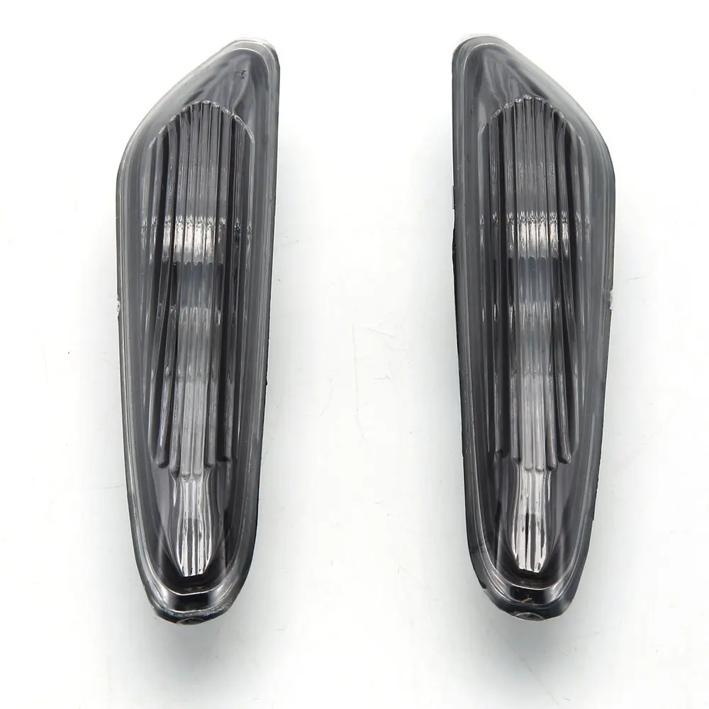 2 шт. левый+ правый боковой маркер поворотные сигнальные огни дым/прозрачный для боковой габаритный указатель света для BMW E90 E91 E92 E93 06-11