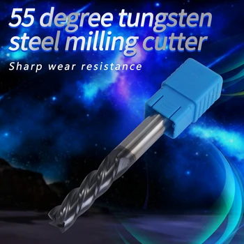 

Freze ucu Cutting HRC55 4Flute 4mm 5mm 6mm 8mm 10mm Cnc Milling Cutter End Mill Carbide Milling Tungsten Steel Processing Tool