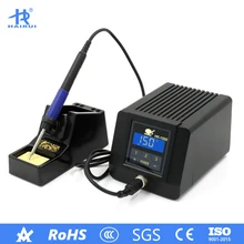 HAIRUI HK-1000 быстрый нагрев ЖК Цифровая Интеллектуальная паяльная станция T12