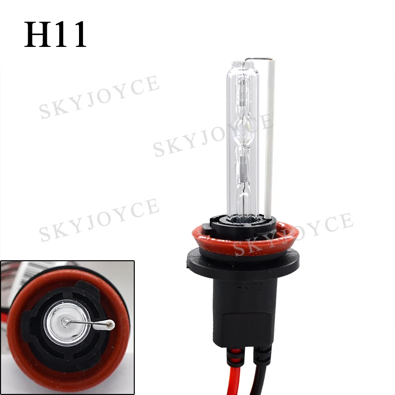 SKYJOYCE Premium 35W 55W Xenon HID Bulb 4300K 5000K 8000K 10000K 6000K 55W Xenon H1 H3 H11 HB3 HB4 9012 H7 Car Headlight Bulb  (35)
