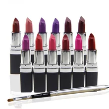 Матовая помада для губ длительный Губная помада Водонепроницаемый губ татуировки ретро цвета — красный, синий, черный batom вампира Макияж телесного цвета