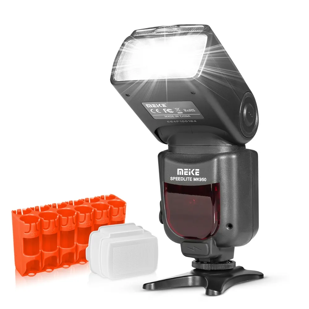 Meike MK950 E-TTL TTL Speedlight Camera Flash for Canon 1300D EOS 5D II 6D 7D 50D 60D 70D 550D 600D 650D 700D 580EX 430EX+GIFT