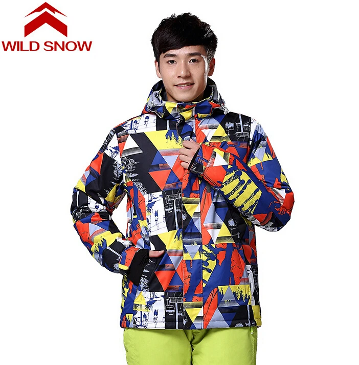 

Wild Snow Men Women Winter ski Jackets Waterproof Skiing Snow Skate Warm Snowboard Jacket Climbing Wear Mountaineering Suit