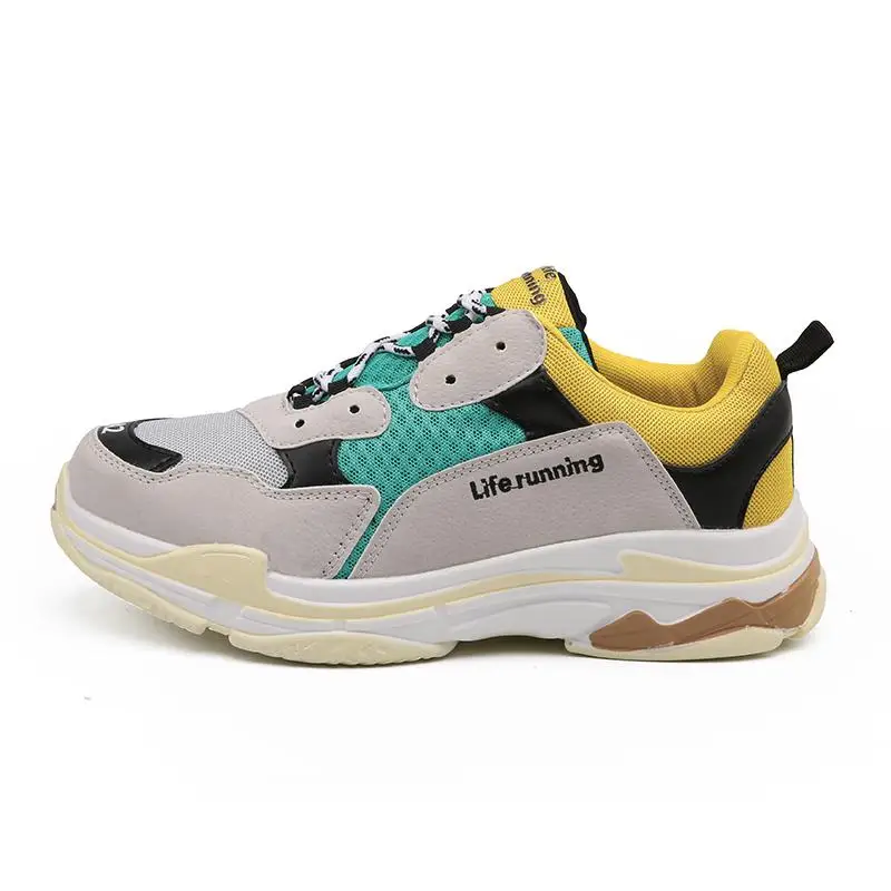 Original Men Women Running Shoes Sneakers Disruptor 2 Sneakers Lightweight Gel Human PULSE 720 Race Sta Sport Triple-S Walking - Цвет: Серый