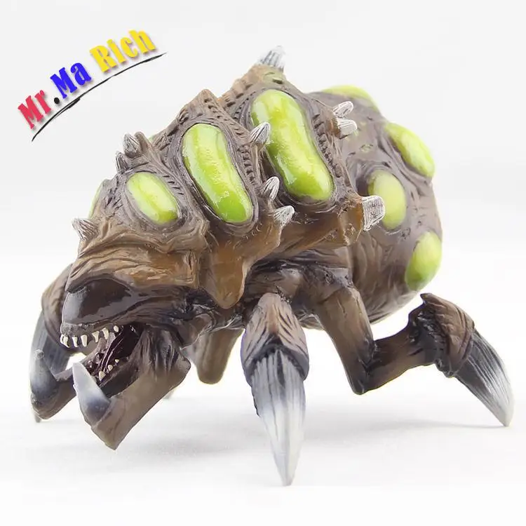 

II Zerg Baneling Resin Statue Model Figure Toy Orange and Purple