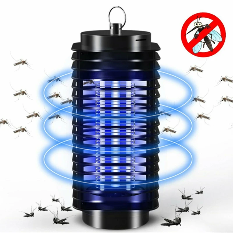 Уличный светодиодный светильник от комаров, электрическая противомоскитная ловушка, ловушка для насекомых, Zapper для дома, США, ЕС, заглушка от насекомых, москитные огни