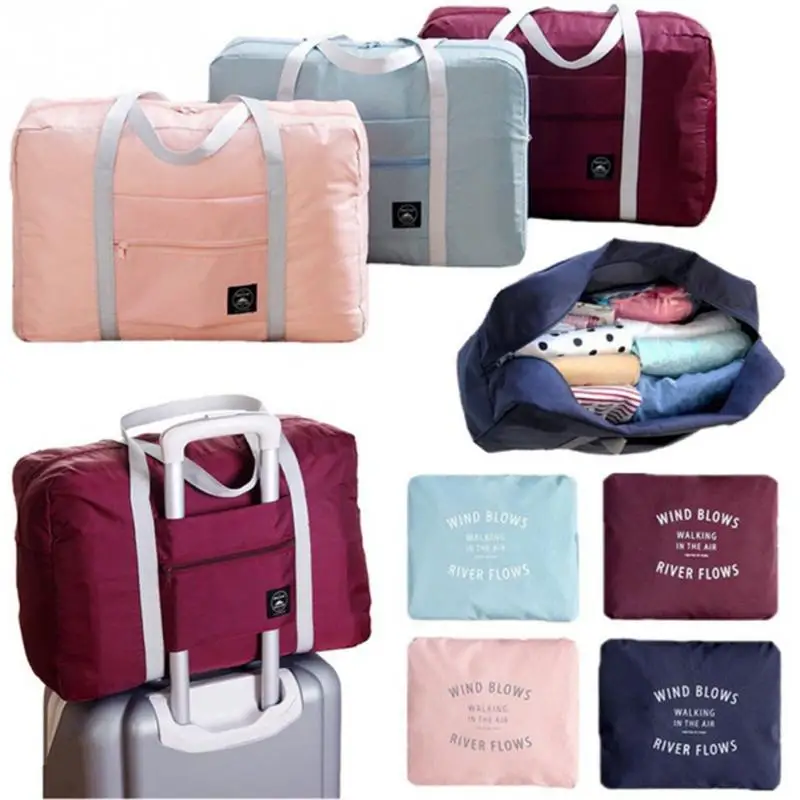 Multifunction large capacity casual folding waterproof luggage storage