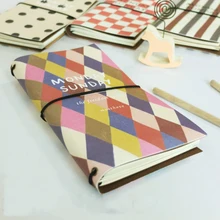 Ретро блокнот цветочный геометрический узор записная книжка сменный блокнот путешественник дневник винтажные канцелярские принадлежности Школьные принадлежности