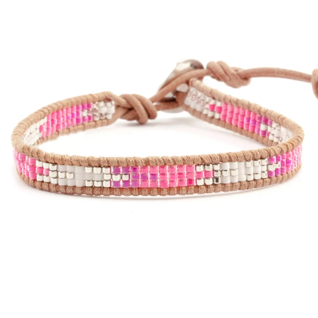 Bracelet Perle Tissé