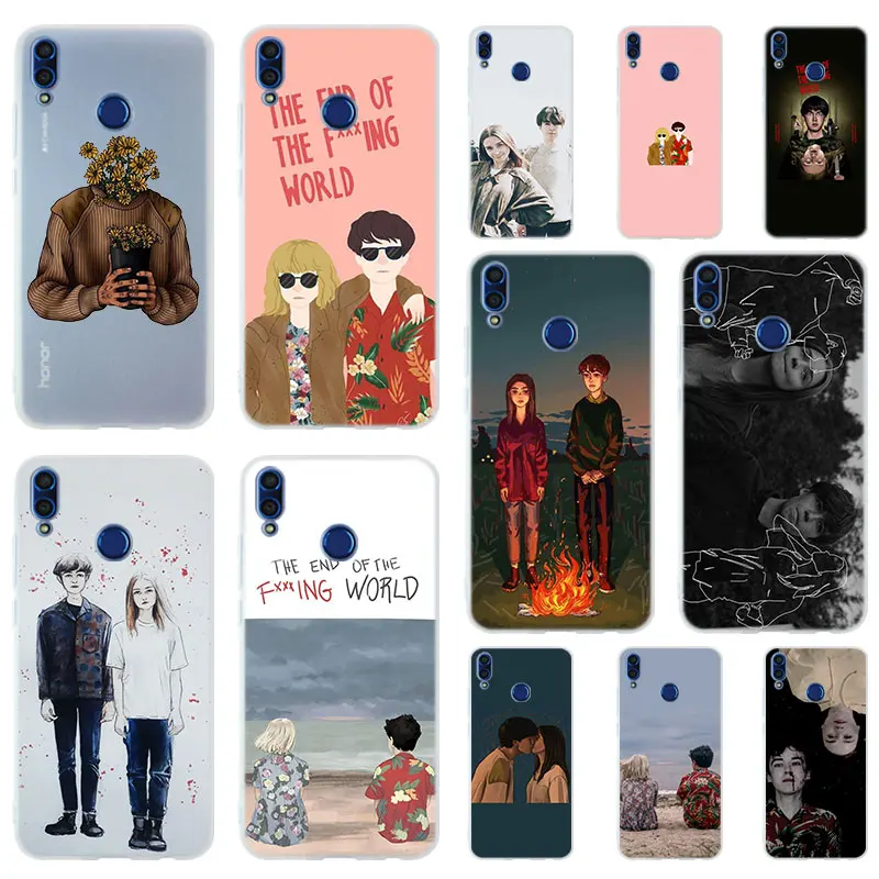 

end fing fxxxing world art Soft TPU Case Cover For Huawei Honor 9 10 Lite 6X 7X 8X Max 7A 5.7inch 8A 8C V20 PLAY 9i