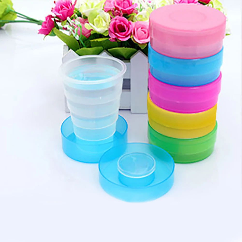 

Folding PP Hiking Bottle Home Drinkware Practical Camping Travel Durable Cup Retractable Outdoor Portable