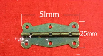 

Hinge type hinge D049 Antique Lace Long small hinges hardware accessories DIY wooden boxes hinges 180 degrees