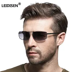 LEIDISEN оправы солнцезащитных очков Для мужчин очки солнцезащитные очки Для Мужчин Поляризованные вождения поляризованных солнцезащитных