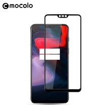 Mocolo 5D изогнутое полностью клеевое премиум стекло для OnePlus 6 полное покрытие Защита экрана для One Plus 6 Закаленное стекло пленка 9H с коробкой