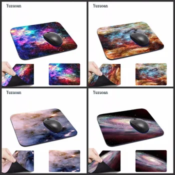 

Yuzuoan Outer space stars art Anti-Slip Mouse Pad 180x220x2mm and 250x290x2mm mat Cool Design mouse pad Customized Support