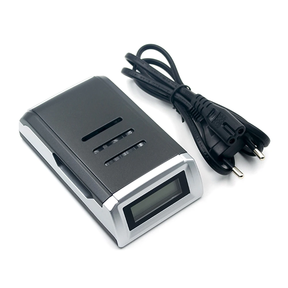 

Universal Battery Charger with 4 Slots for For AA/AAA NiCd NiMh Rechargeable Batteries LCD Display Li-ion Battery Charger
