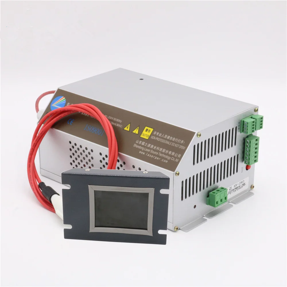 Рекламная цена HY-Z80 80 Вт CO2 лазерный источник с экраном