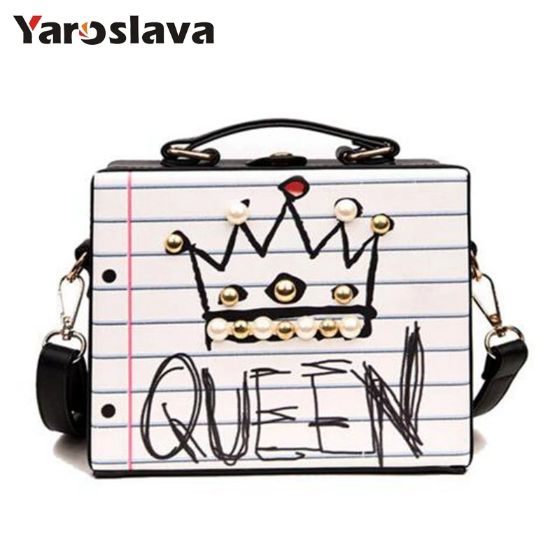 Delle Perla Partito Signore Borse Messaggero Lettera Femminile Borsa Casual Modo Della Rivetto b Forma Del Di Crossbody Diamanti Ll370 Arrivo Scatola A aaIUn67q