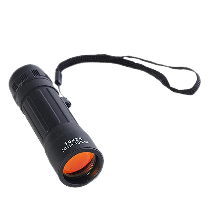 10x25mm Zoom Black DH Mini Portable Glimmer Monocular Telescope For  Outdoor Camping Hunting Hiking