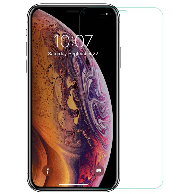 Защита экрана закаленное стекло для iPhone X стеклянная пленка устойчивая к
