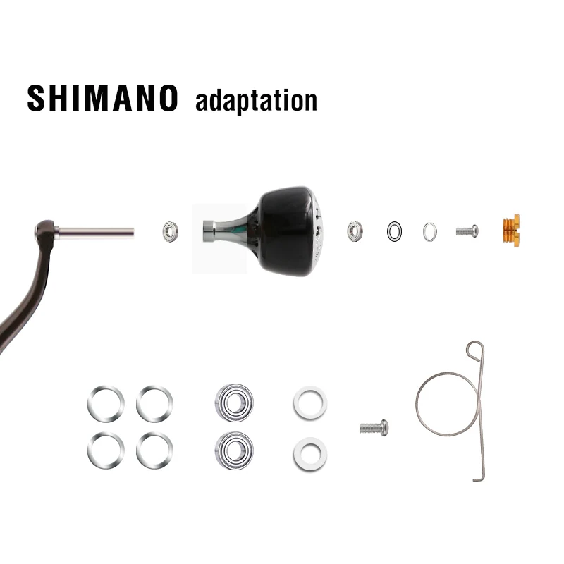 SANLIKE катушка ручка для Shimano A ручка Daiwa S ручка вращающаяся катушка приманка катушка жесткий алюминиевый рыболовные аксессуары