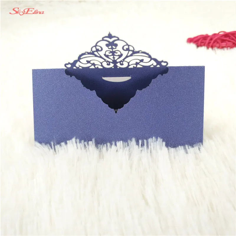 10pcs Wedding Baby Shower Birthday Party Table Name Place Cards Favor Decor  Laser Hollow Cut Design 6zSH873 (91)