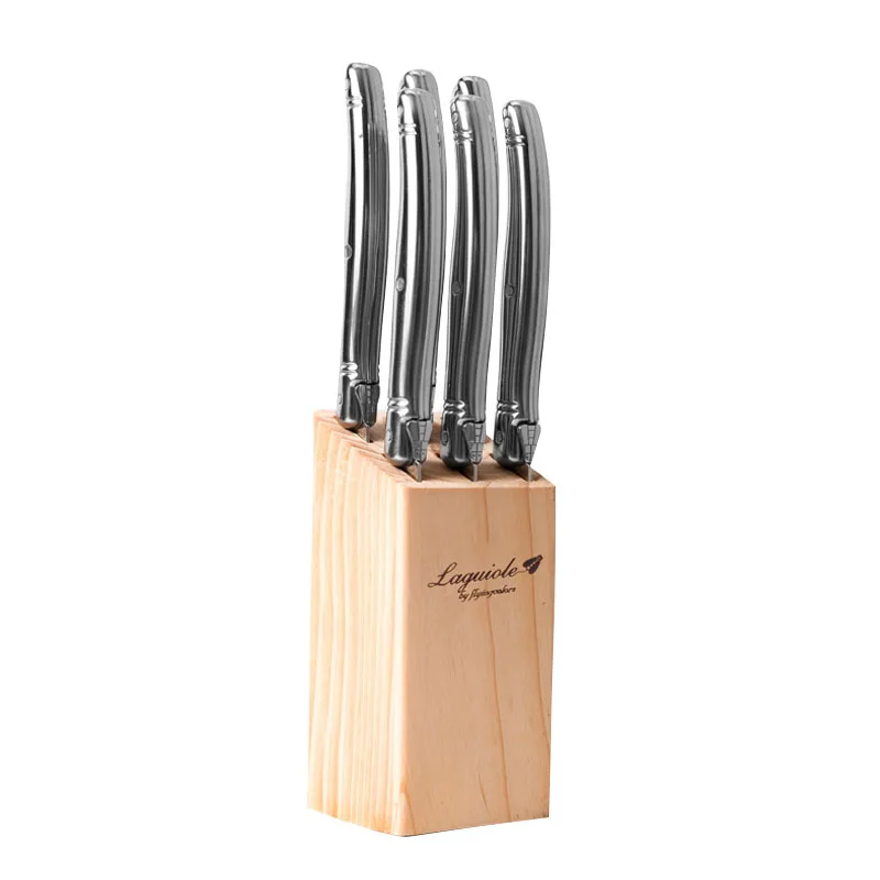 6 шт. столовые ножи из нержавеющей стали|laguiole steak knives|steak knivesdinner knife |