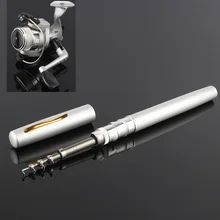 Новая высококачественная карманная ручка удочки из сплава 98 см, удочки для рыбалки+ катушка, набор удочки для морской рыбалки