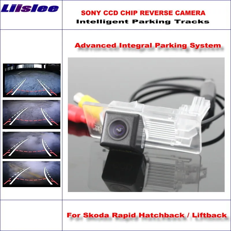 

Car Intelligentized Reverse Camera For Skoda Rapid Hatchback / Liftback Dynamic Back Up Camera For Skoda Yeti Guidance Tracks