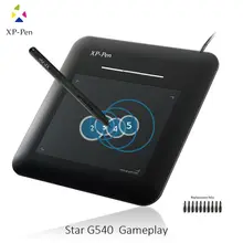 XP-Ручка G540 5.5×4 дюймов Графический Рисунок Таблетка/Планшет для ОГУ с Батареей бесплатный stylus Геймплей