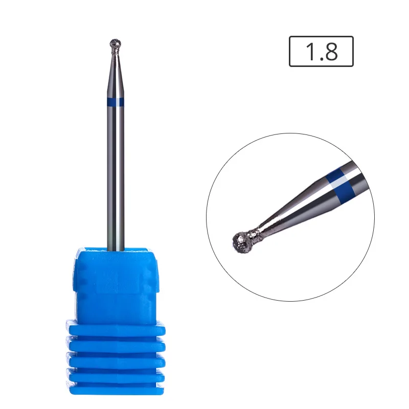 

2 PCS Nail Drill Bit Burr Milling Cutter Manicure Nail Art Tool Set Electric Accessories Tools Nail Drill Accessories
