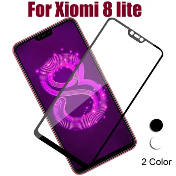 

Protective Glass On For Xiaomi Mi 8 Lite Light Screen Protector Tempered Glass on xiomi xaomi mi8 lite mi8lite Full Cover Glass