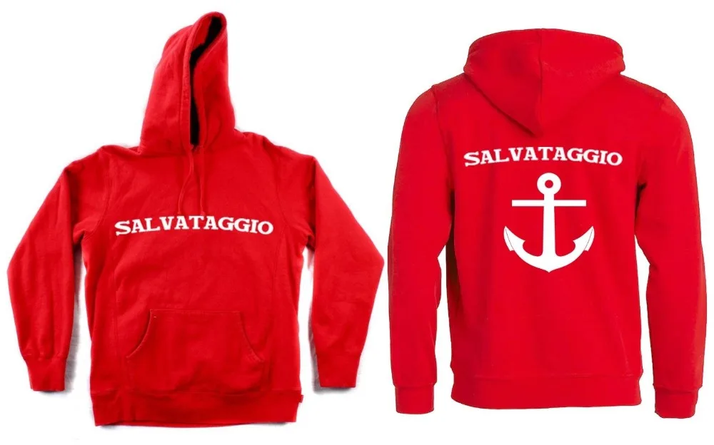 

Hoodie Lifeguard Rescue Still SEA Red Hooded Pocket Hoodies Sweatshirts