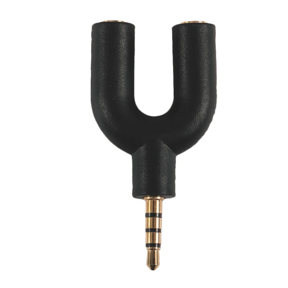 

3.5mm Jack Audio Microphone Headset Adapter Mini Connector Male to Double Female Connect For Laptop Mobile Phone Hot Sale