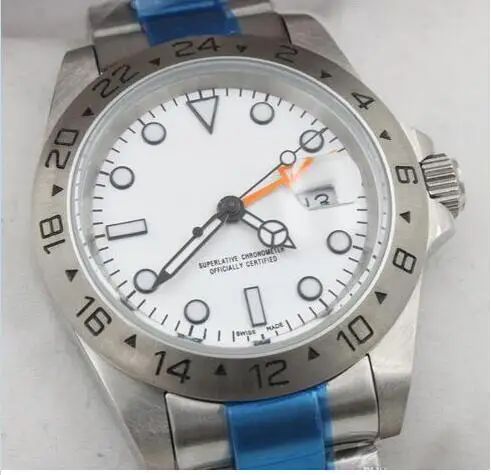 

limited automatic mechanical movment stainless steel black big dial 42mm mens sport watch wristwatch floding clasp