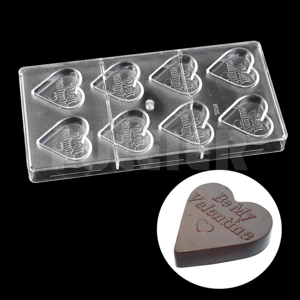 Be My Valentine heart shape chocolate mold,Valentine's Day gift