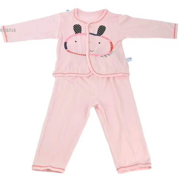 Мода новый ребенок кардиган с длинным рукавом + брюки комплект для ребенка 3 6