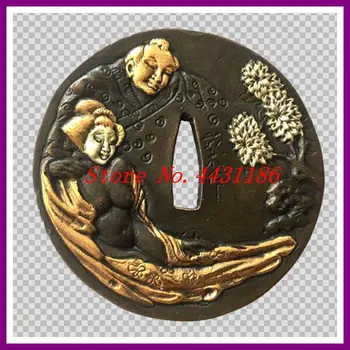 

TOP QUALITY HANDMADE SIGNATURE JAPANESE BRASS GUARD TSUBA FOR KATANA SWORD DIY FITTING