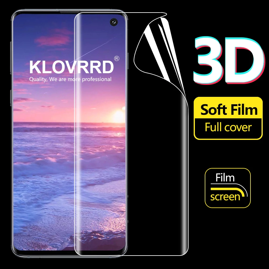 

Soft Full Cover Screen Protector For Samsung Galaxy S10 Plus Hydrogel Film Sticker For Samsung Galaxy S10E Screen Protector