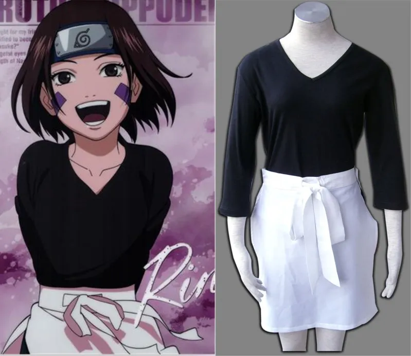 Аниме Косплей Наруто нохара Рин костюмы на Хэллоуин|costume black|costume horsecosplay costumes death