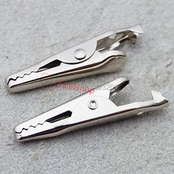 35mm 100 pcs / Lot Alligator Clamp clip for wires card photo holder ID