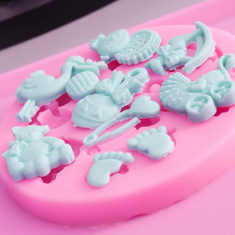 1 шт. мультяшная милая форма для торта Детские вечерние 3D силиконовые формы