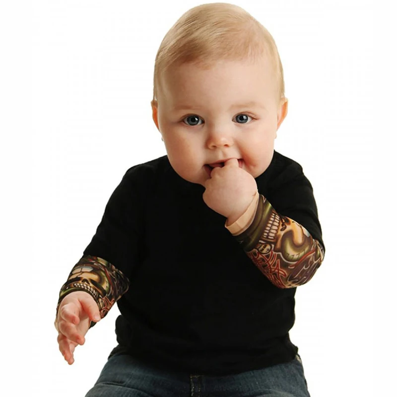 

Kids T-shirt Cotton Boys Clothes Casual Baby Children Clothing Tattoo Print Long Sleeve T shirts Toddler Enfant Top Tees